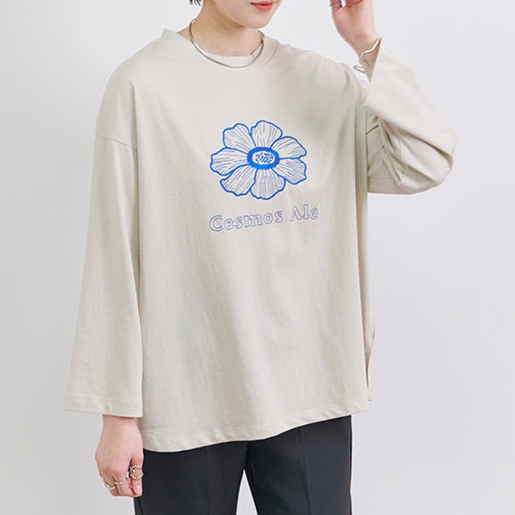 Tシャツ レディース 長袖[品番：RLCW0005251]｜relaclo