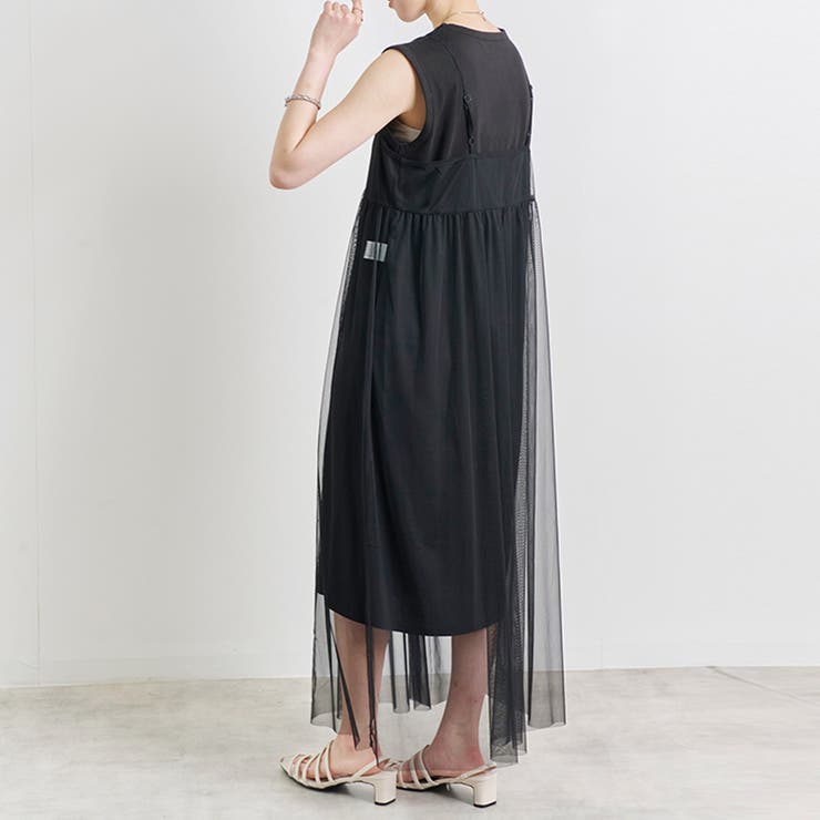 チュールキャミワンピ インナーワンピ セット | relaclo | 詳細画像13 