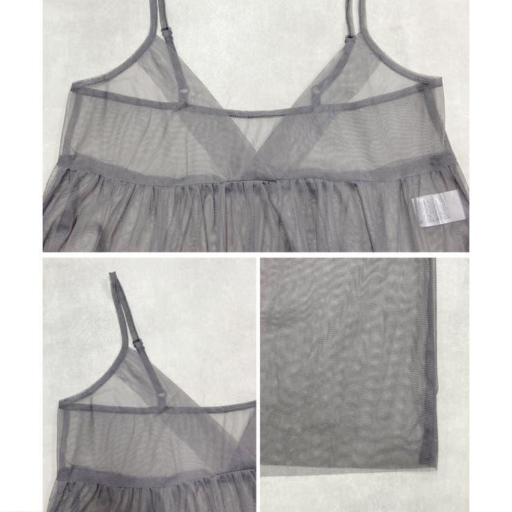 チュールキャミワンピ インナーワンピ セット | relaclo | 詳細画像16 