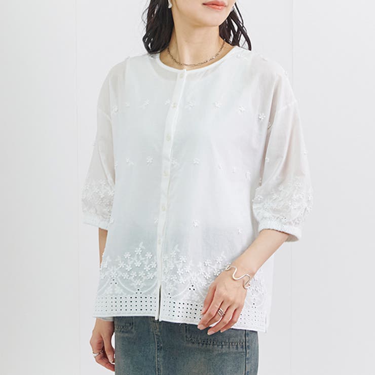 カットソー レディース 五分袖 | LAPULE  | 詳細画像10 