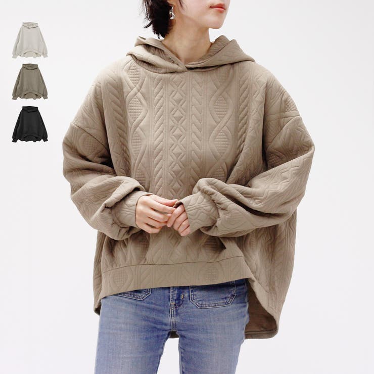 パーカー レディース 秋 | LAPULE  | 詳細画像1 