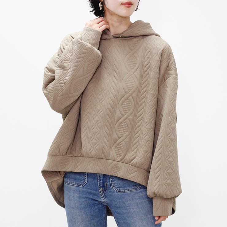 パーカー レディース 秋 | LAPULE  | 詳細画像4 