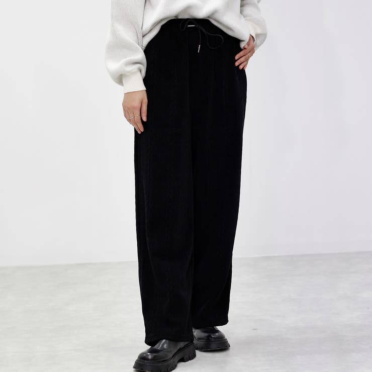 イージーパンツ レディース 秋 | LAPULE  | 詳細画像11 