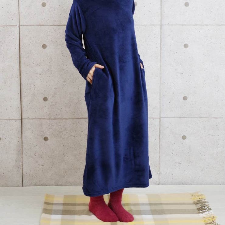 ルームウェアルームワンピロングワンピース部屋着パジャマ冬30代もこもこフリースカ 品番 Sklw Lapule ラピュレ のレディースファッション通販 Shoplist ショップリスト