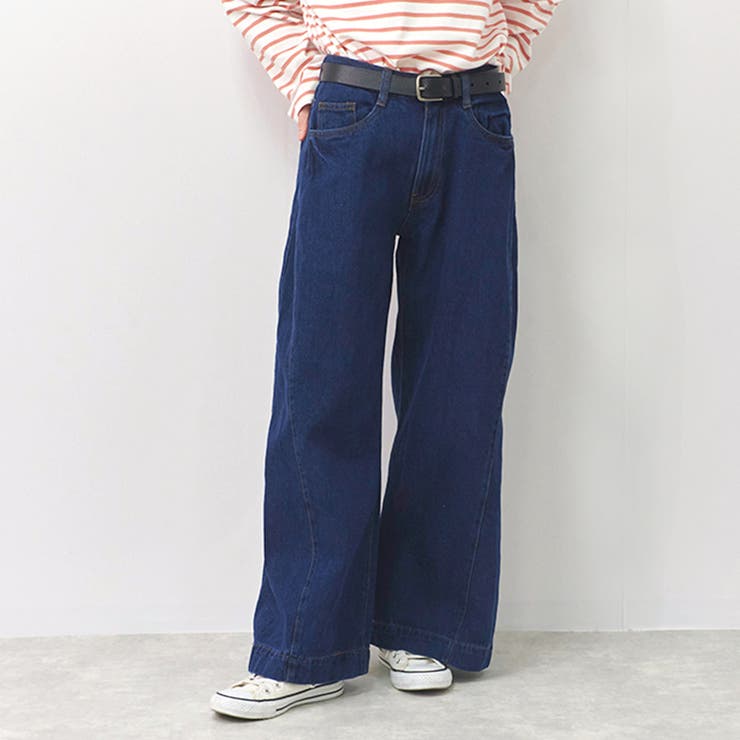 ワイドパンツ レディース デニム | LAPULE  | 詳細画像15 