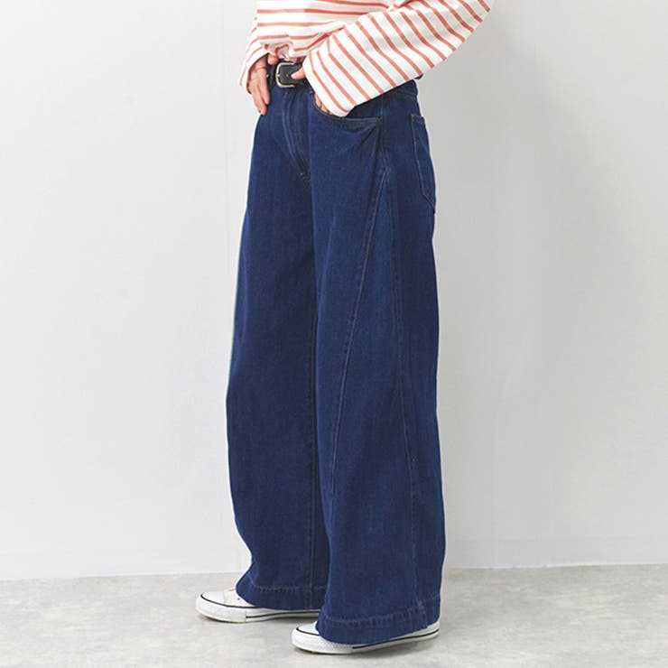 ワイドパンツ レディース デニム | LAPULE  | 詳細画像17 