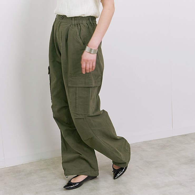 カーゴパンツ レディース 春 | LAPULE  | 詳細画像9 