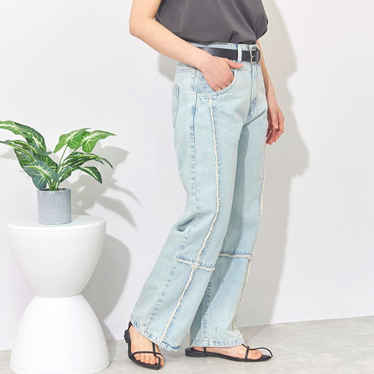 デニムパンツ レディース 10oz | LAPULE  | 詳細画像11 