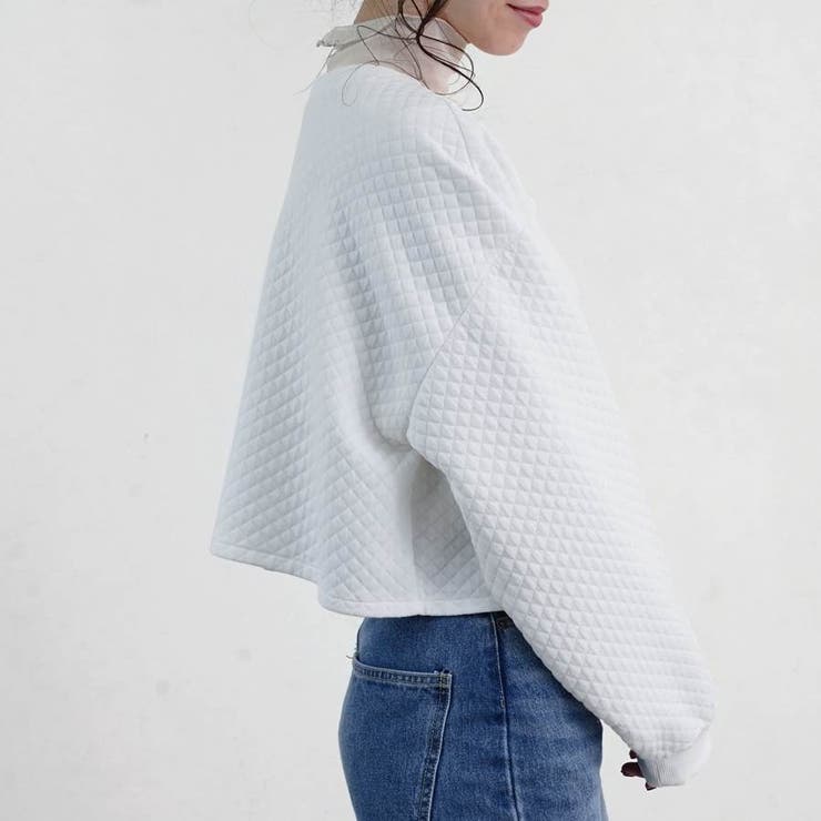 カーディガンキルティングショートカーデボリューム袖セットアップレディースファッション冬春30代20代40代ゆったり大きめ