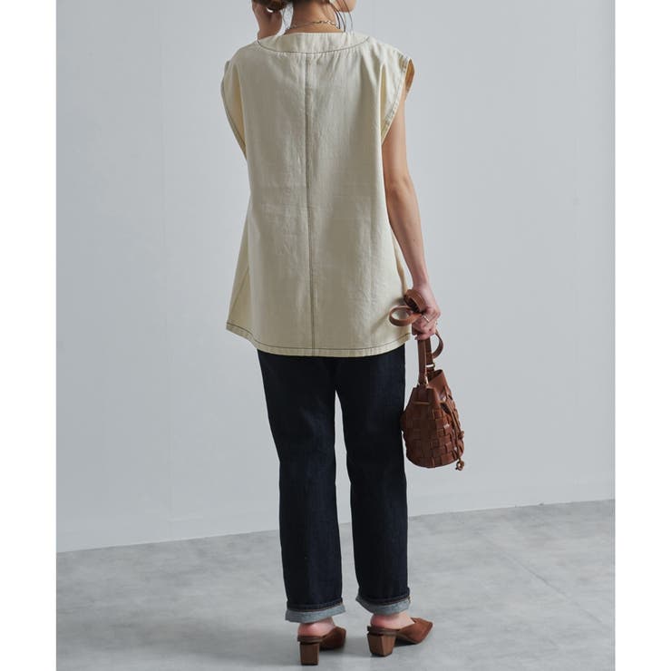 デニムベスト ベスト ビッグシルエット | relaclo | 詳細画像13 