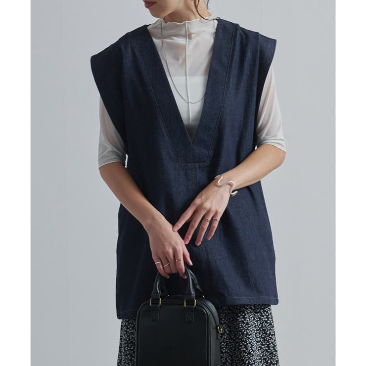デニムベスト ベスト ビッグシルエット | relaclo | 詳細画像16 