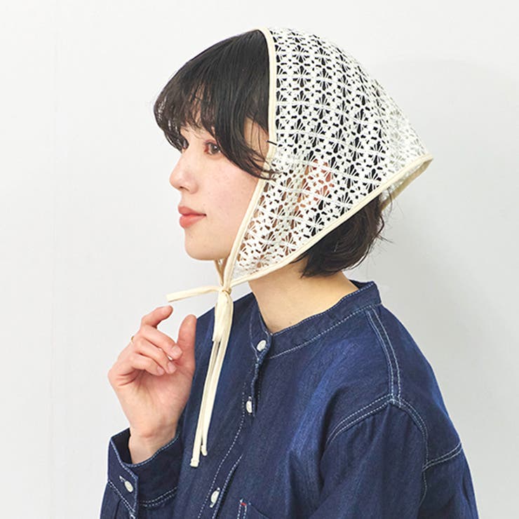 バンダナ レース レディース | LAPULE  | 詳細画像9 