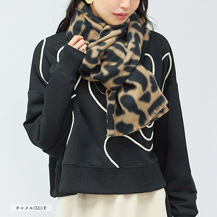 ストール レディース レオパード | LAPULE  | 詳細画像6 