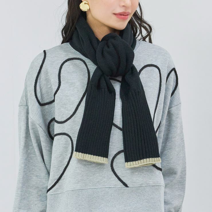 マフラー レディース ニット | LAPULE  | 詳細画像4 