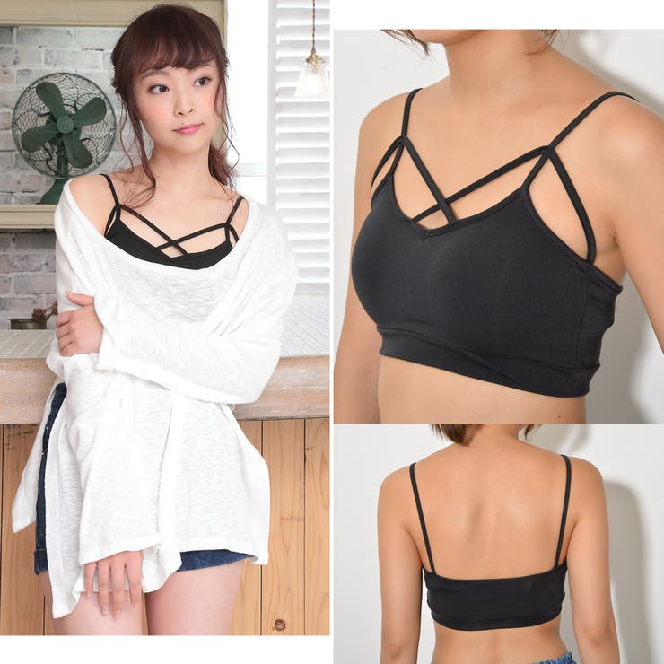 レディースファッション通販スポーツブラ カップインデザインM 大きいサイズ | relaclo | 詳細画像1 