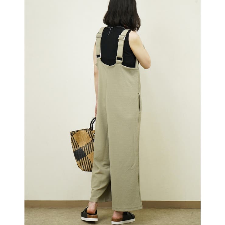 サロペット大きめゆったり体型カバーカジュアルリラックス冬30代40代プチプラママ 品番 Sklw Lapule ラピュレ のレディースファッション通販 Shoplist ショップリスト