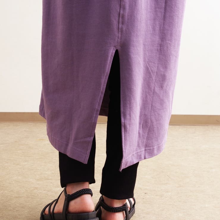 ワンピーススウェットワンピースロングワンピース冬ゆったり大きめ体型カバーカジュア… | LAPULE  | 詳細画像10 