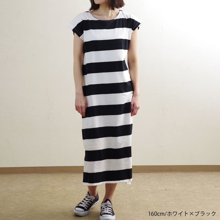 ワンピース半袖春夏カットソーボーダーフレンチスリーブ楽ちん部屋着プチプラm大きい 品番 Sklw Lapule ラピュレ のレディースファッション通販 Shoplist ショップリスト