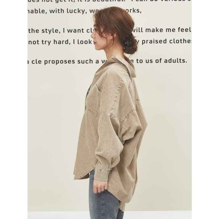 【リユース品】ABAHOUSE | コーデュロイオーバーシャツ | ReLIKE | 詳細画像4