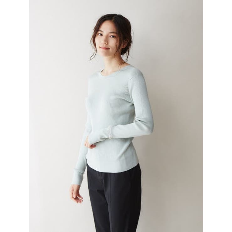 【リユース品】ABAHOUSE | シルクストレッチ2WAYニットプルオーバー | ReLIKE | 詳細画像1