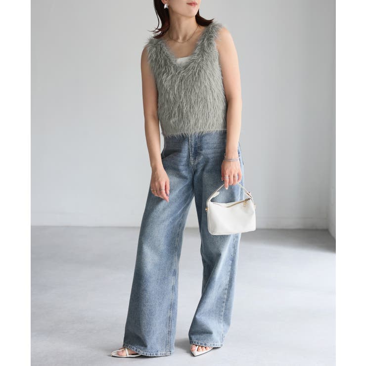 前後2WAYシャギーニットビスチェ | Riberry | 詳細画像22 