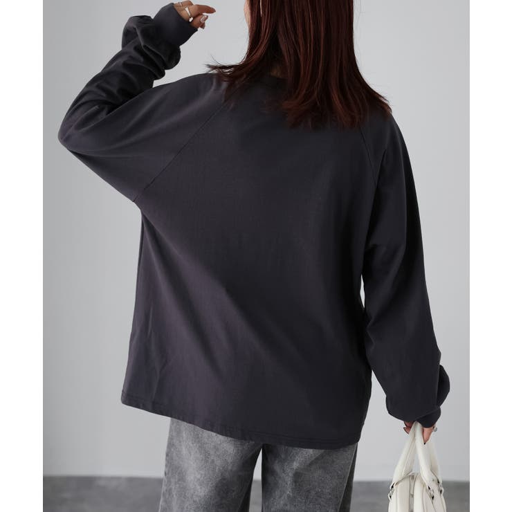 ネコ刺繍ラグランロンT | Riberry | 詳細画像29 