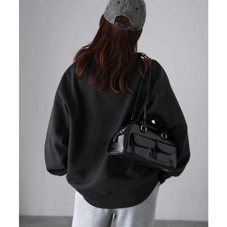 カレッジロゴ刺繍裏起毛スウェット | Riberry | 詳細画像14 