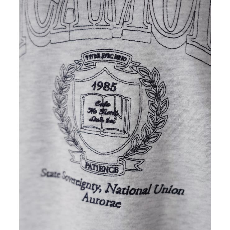 カレッジロゴ刺繍裏起毛スウェット | Riberry | 詳細画像28 