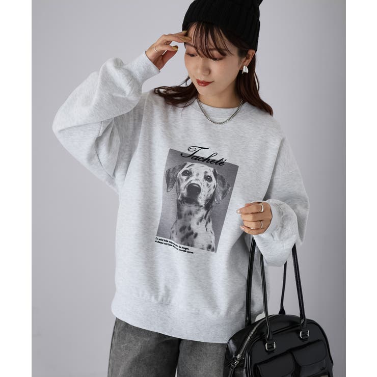 ダルメシアンプリント裏起毛スウェット | Riberry | 詳細画像11 