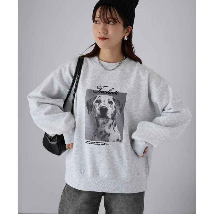 ダルメシアンプリント裏起毛スウェット | Riberry | 詳細画像12 