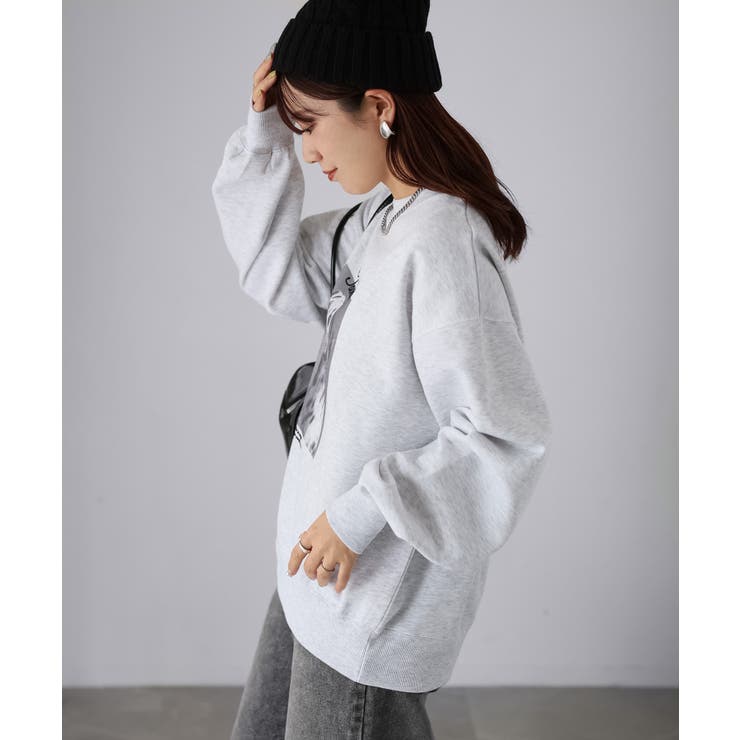 ダルメシアンプリント裏起毛スウェット | Riberry | 詳細画像13 