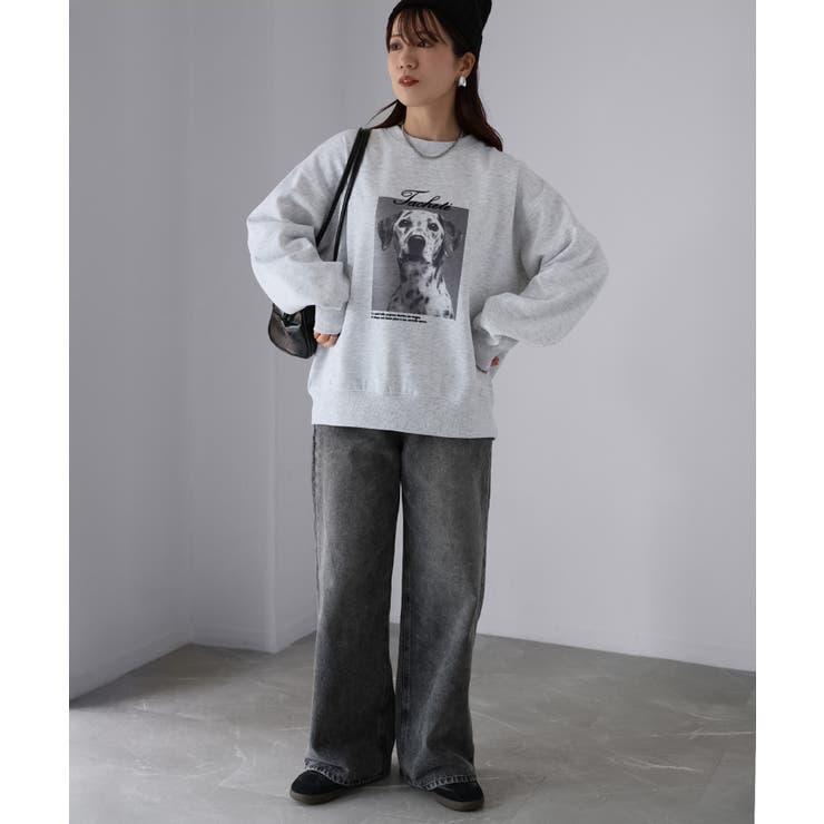 ダルメシアンプリント裏起毛スウェット | Riberry | 詳細画像15 