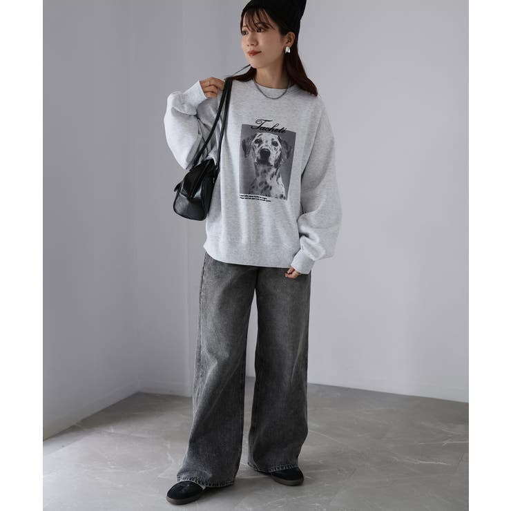 ダルメシアンプリント裏起毛スウェット | Riberry | 詳細画像16 