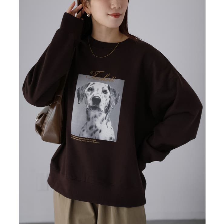 ダルメシアンプリント裏起毛スウェット | Riberry | 詳細画像17 