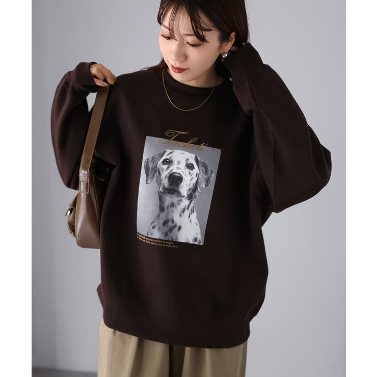 ダルメシアンプリント裏起毛スウェット | Riberry | 詳細画像19 