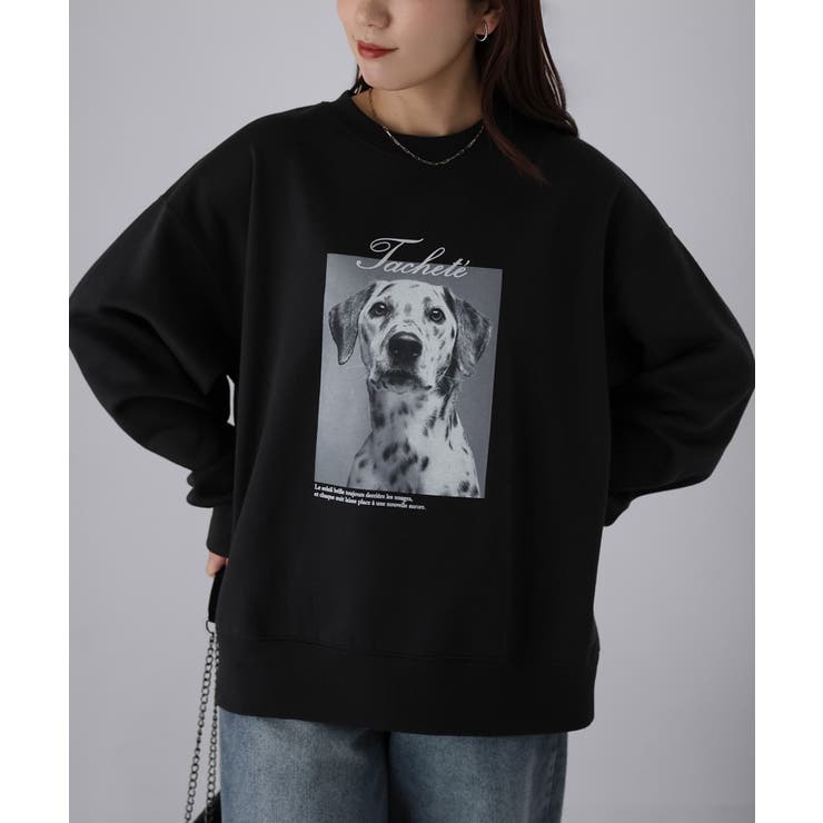 ダルメシアンプリント裏起毛スウェット | Riberry | 詳細画像2 