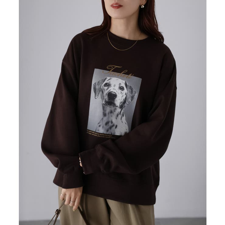 ダルメシアンプリント裏起毛スウェット | Riberry | 詳細画像20 