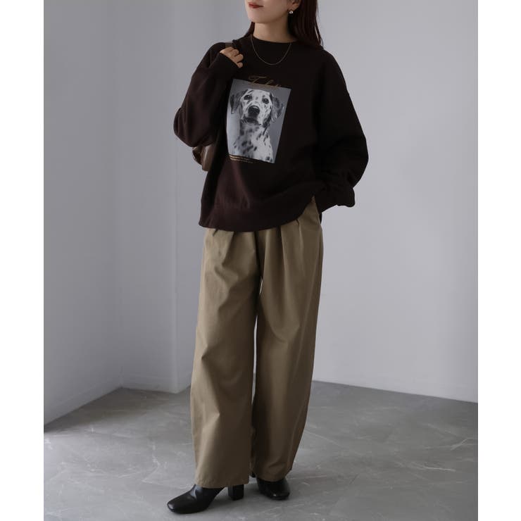 ダルメシアンプリント裏起毛スウェット | Riberry | 詳細画像23 