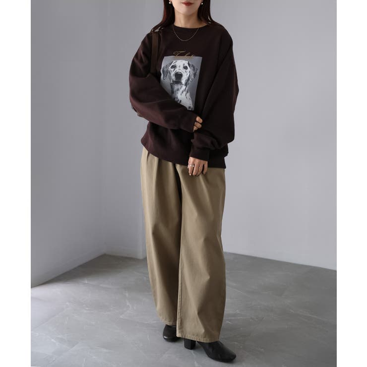 ダルメシアンプリント裏起毛スウェット | Riberry | 詳細画像24 