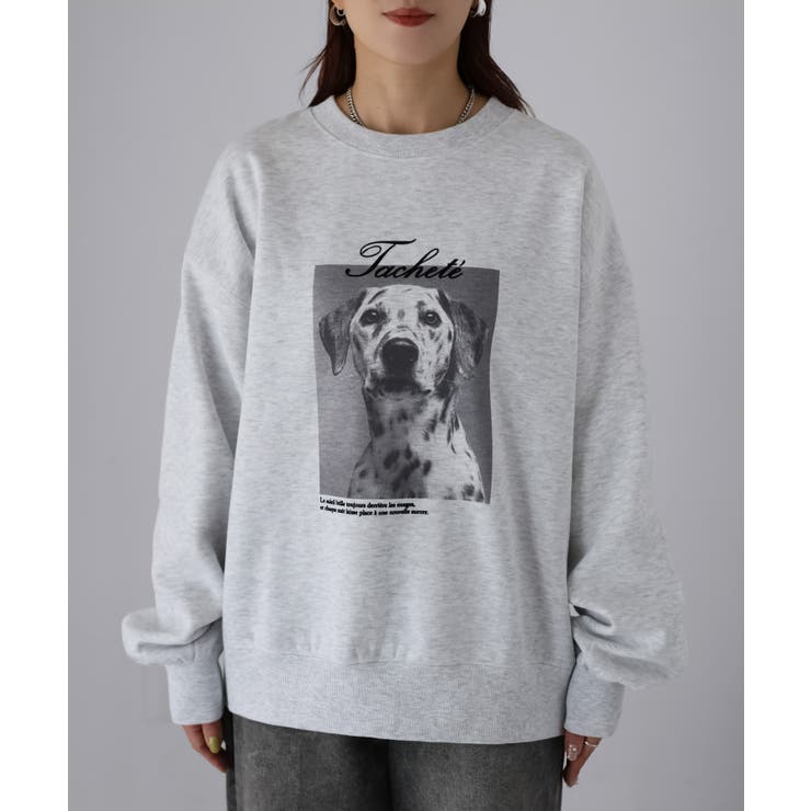 ダルメシアンプリント裏起毛スウェット | Riberry | 詳細画像25 