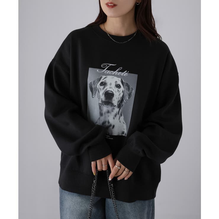 ダルメシアンプリント裏起毛スウェット | Riberry | 詳細画像3 