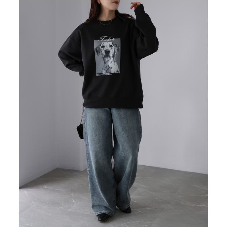 ダルメシアンプリント裏起毛スウェット | Riberry | 詳細画像8 