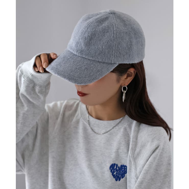 レザーベルト付きシャギーキャップ | Riberry | 詳細画像6 