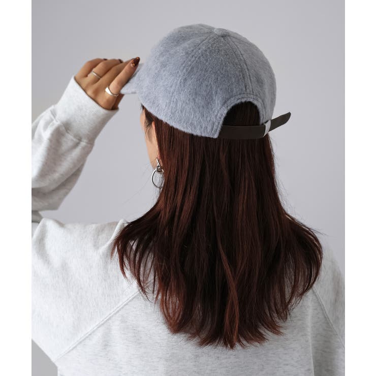 レザーベルト付きシャギーキャップ | Riberry | 詳細画像8 