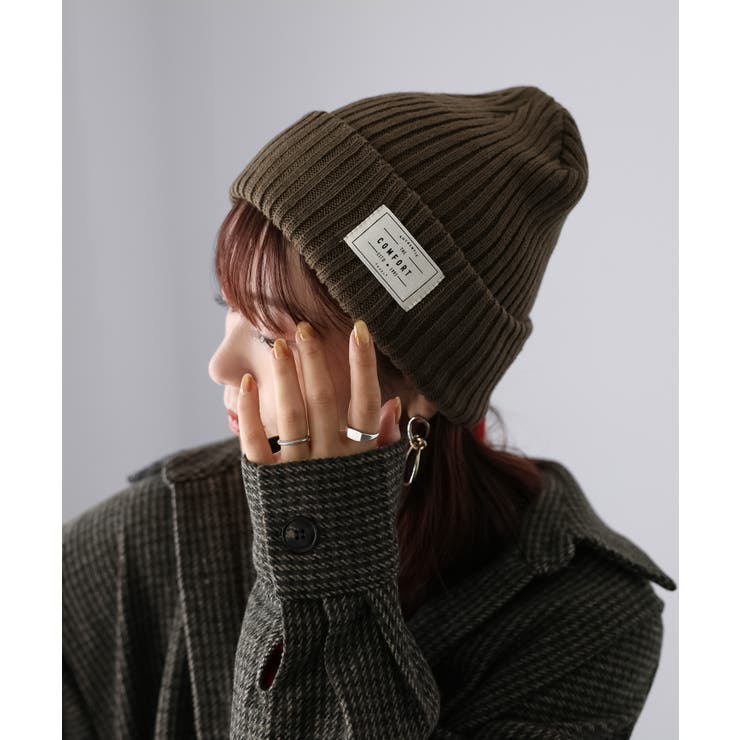 ブラウン | リブニットキャップ | Riberry