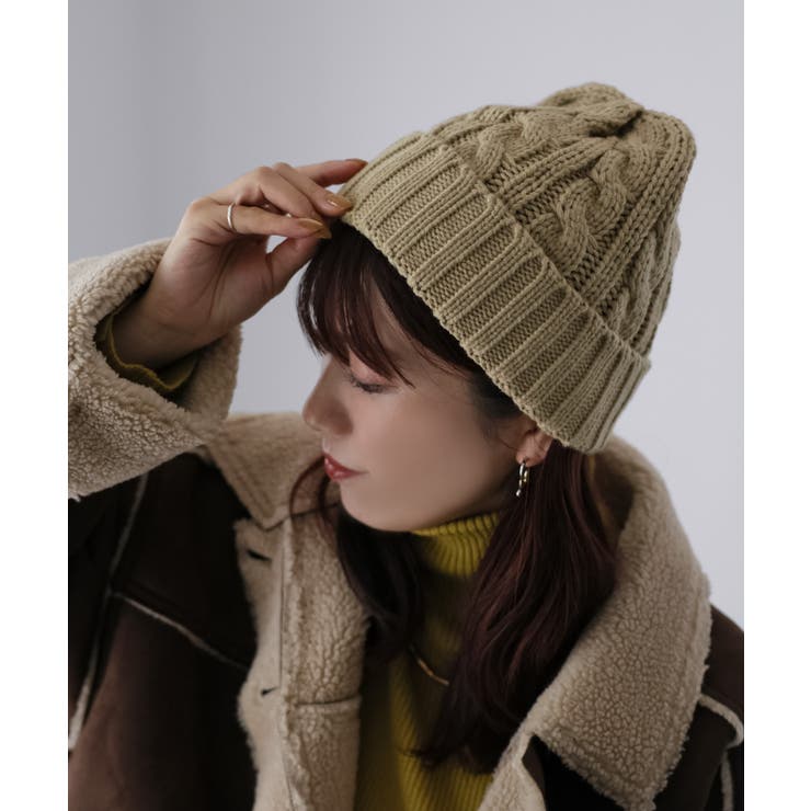 ケーブルニットキャップ | Riberry | 詳細画像13 