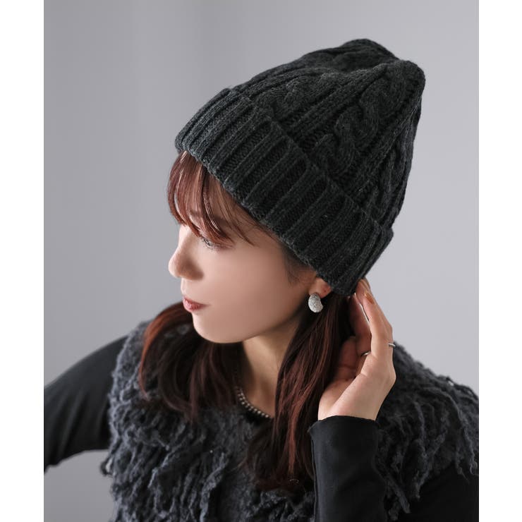 ケーブルニットキャップ | Riberry | 詳細画像2 