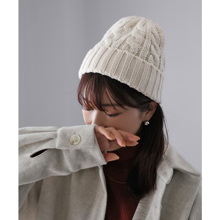 ケーブルニットキャップ | Riberry | 詳細画像5 