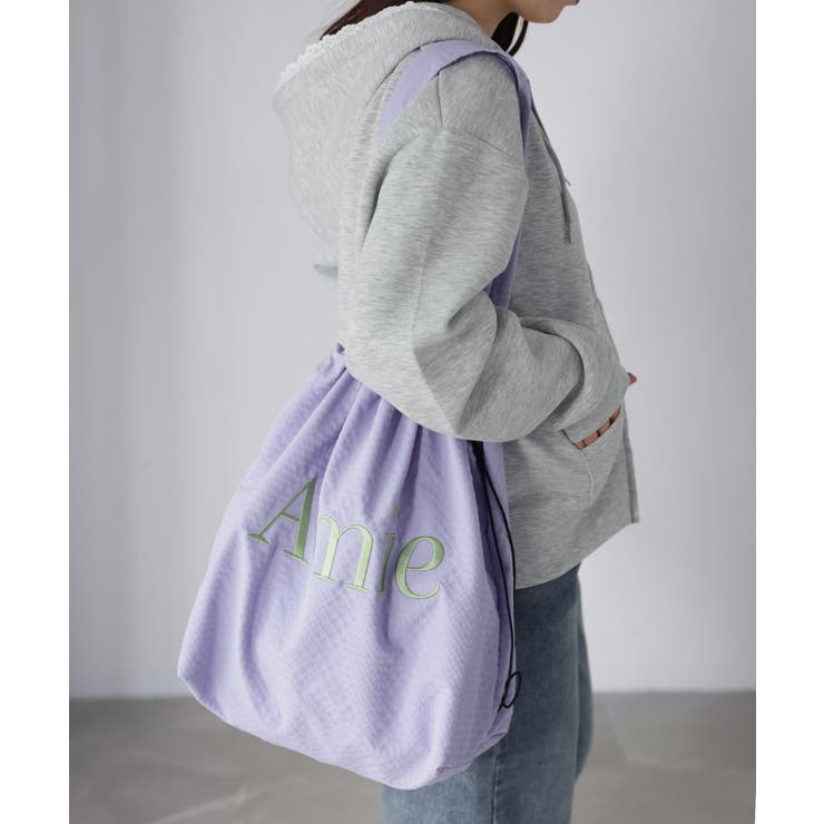 ロゴ刺繍巾着トートバッグ | Riberry | 詳細画像17 