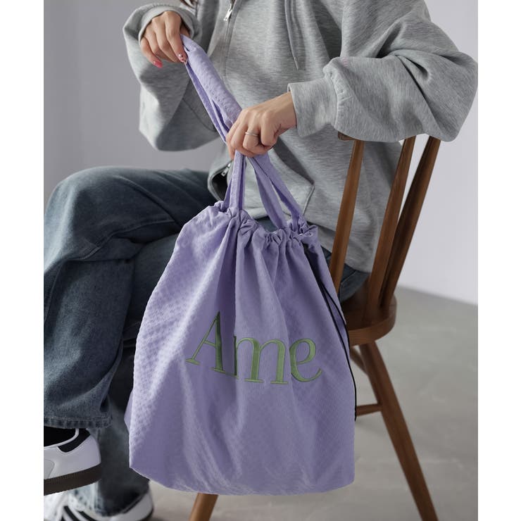 ロゴ刺繍巾着トートバッグ | Riberry | 詳細画像19 